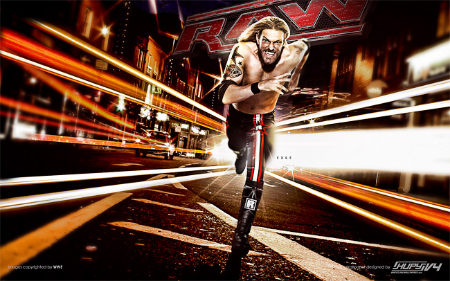 wwe smackdown superstars wallpaper. Edge WWE Raw wallpaper