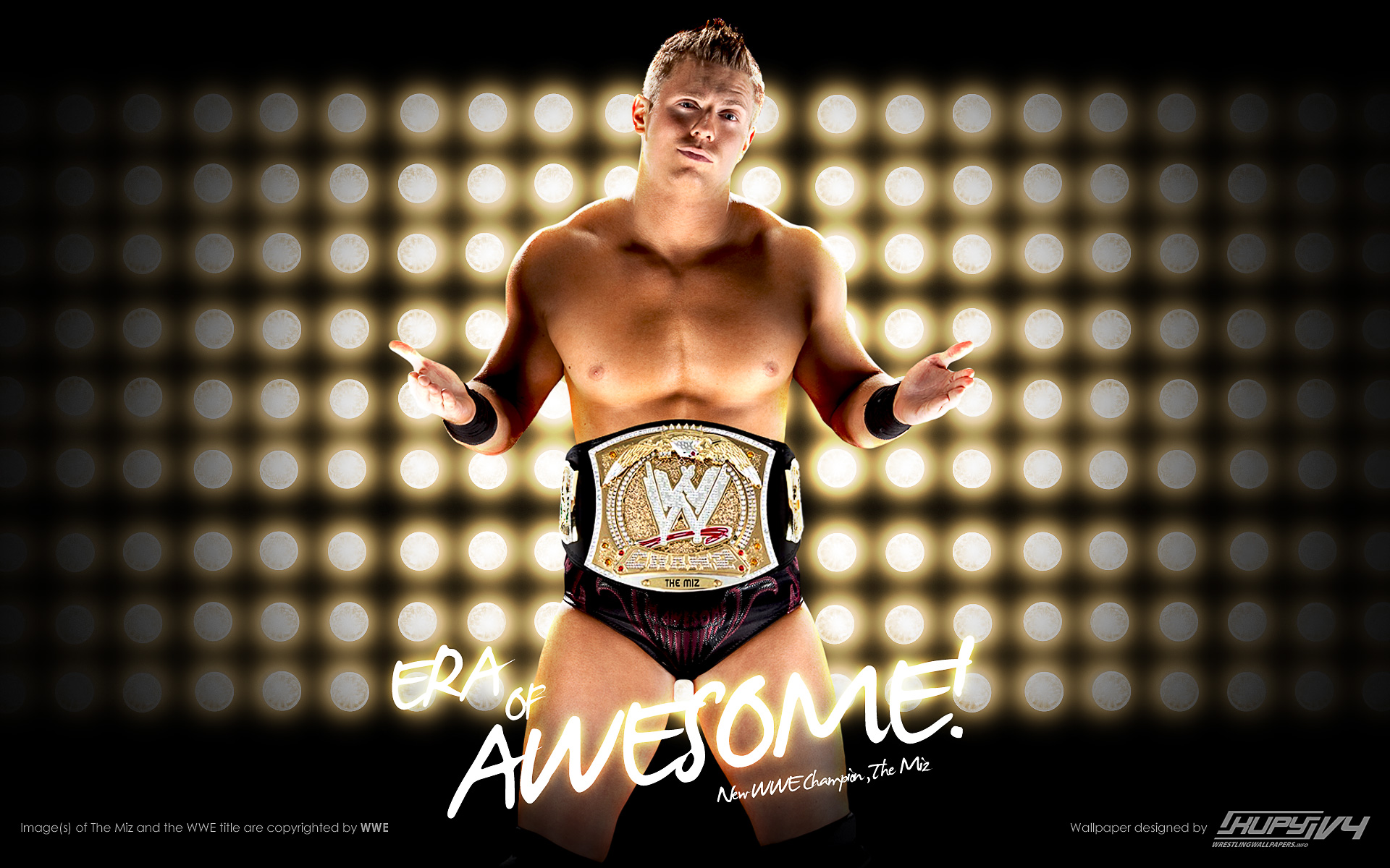 NEW The Miz as WWE Champion wallpaper! 