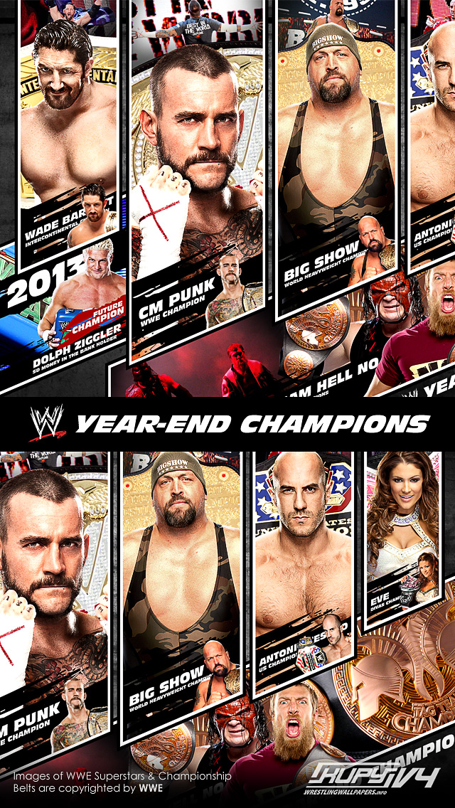 NEW 2012 WWE Year-End Champions! *UPDATED!* - Kupy Wrestling Wallpapers