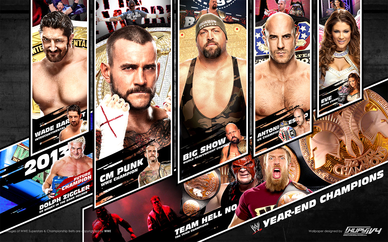 NEW 2012 WWE Year-End Champions! *UPDATED!* - Kupy Wrestling Wallpapers