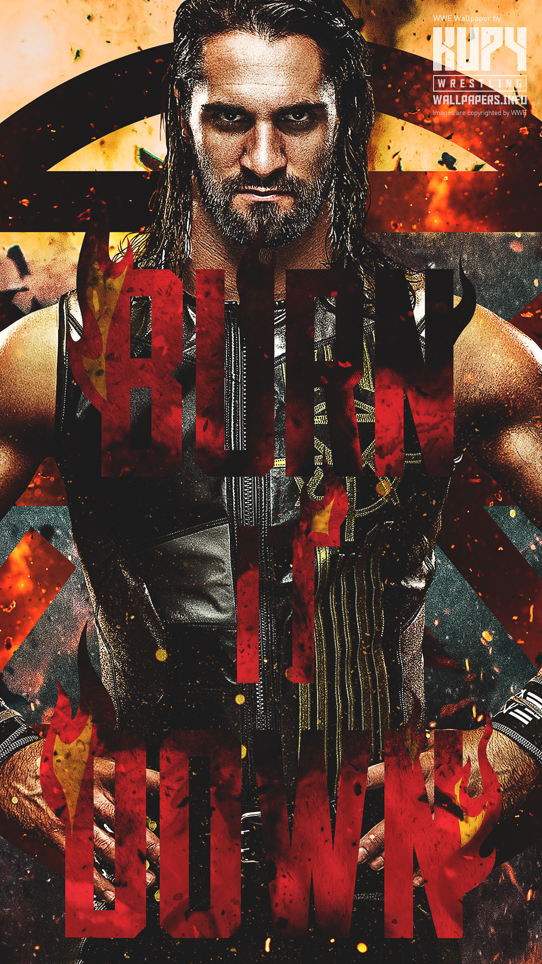 Rollins Freakin Wallpaper Seth Rollins Logo Burn It Down