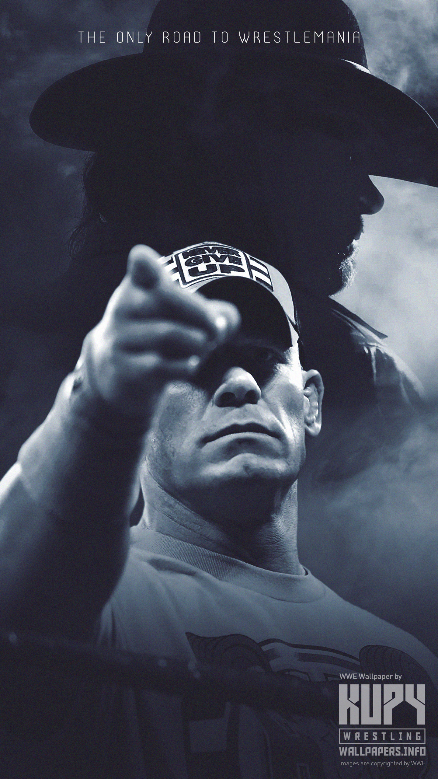 Road to WrestleMania 34: John Cena vs. The Undertaker poster & wallpaper! -  Kupy Wrestling Wallpapers