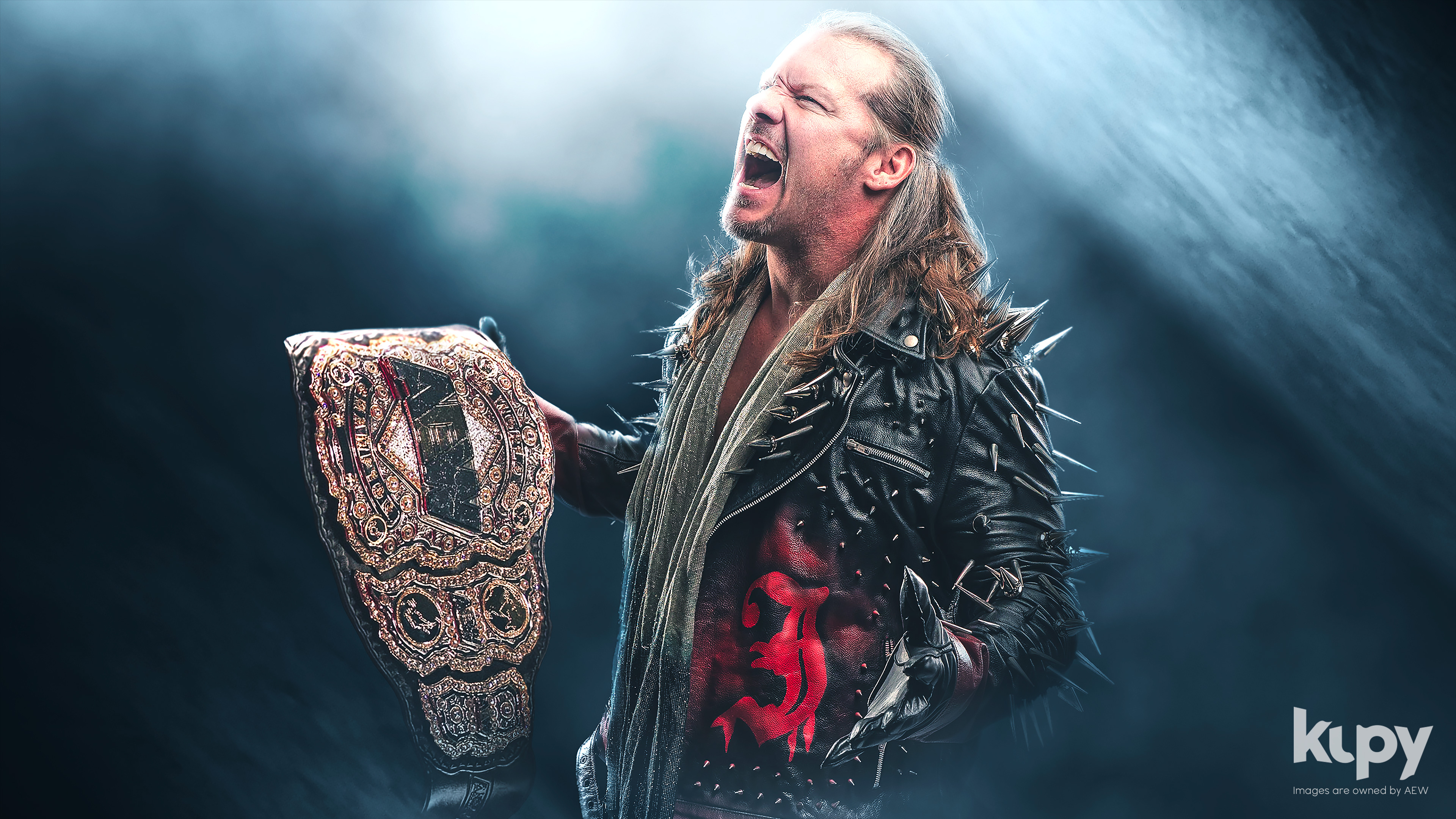 Chris Jericho AEW World Champion wallpaper! 