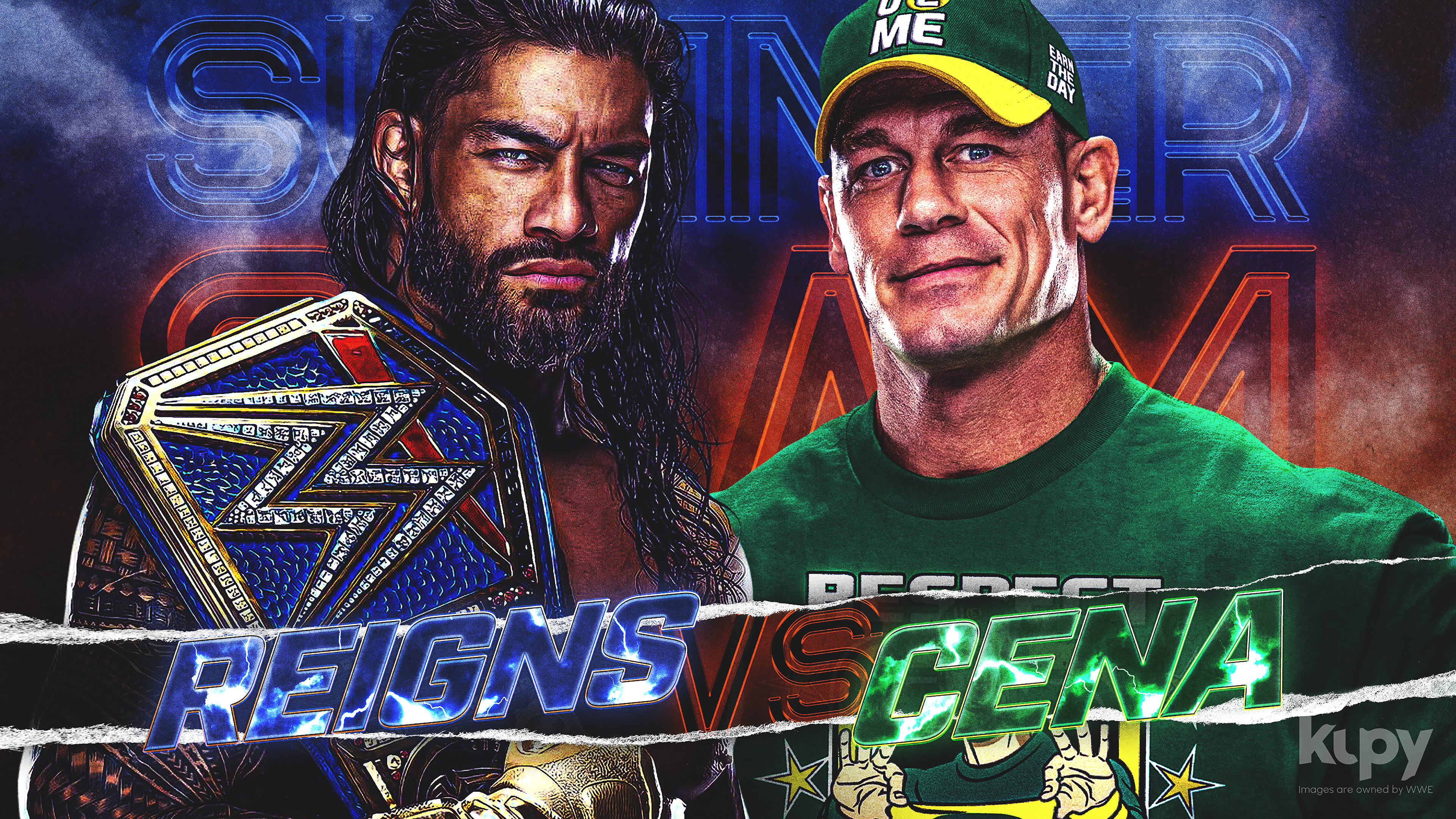 SUMMER SLAM 2021 - ROMAN REIGNS VS JOHN CENA