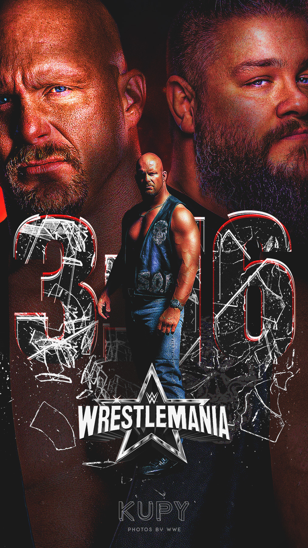 Road to WrestleMania 38: Stone Cold Steve Austin 3:16 Day + KO Show w/  Kevin Owens wallpaper! - Kupy Wrestling Wallpapers