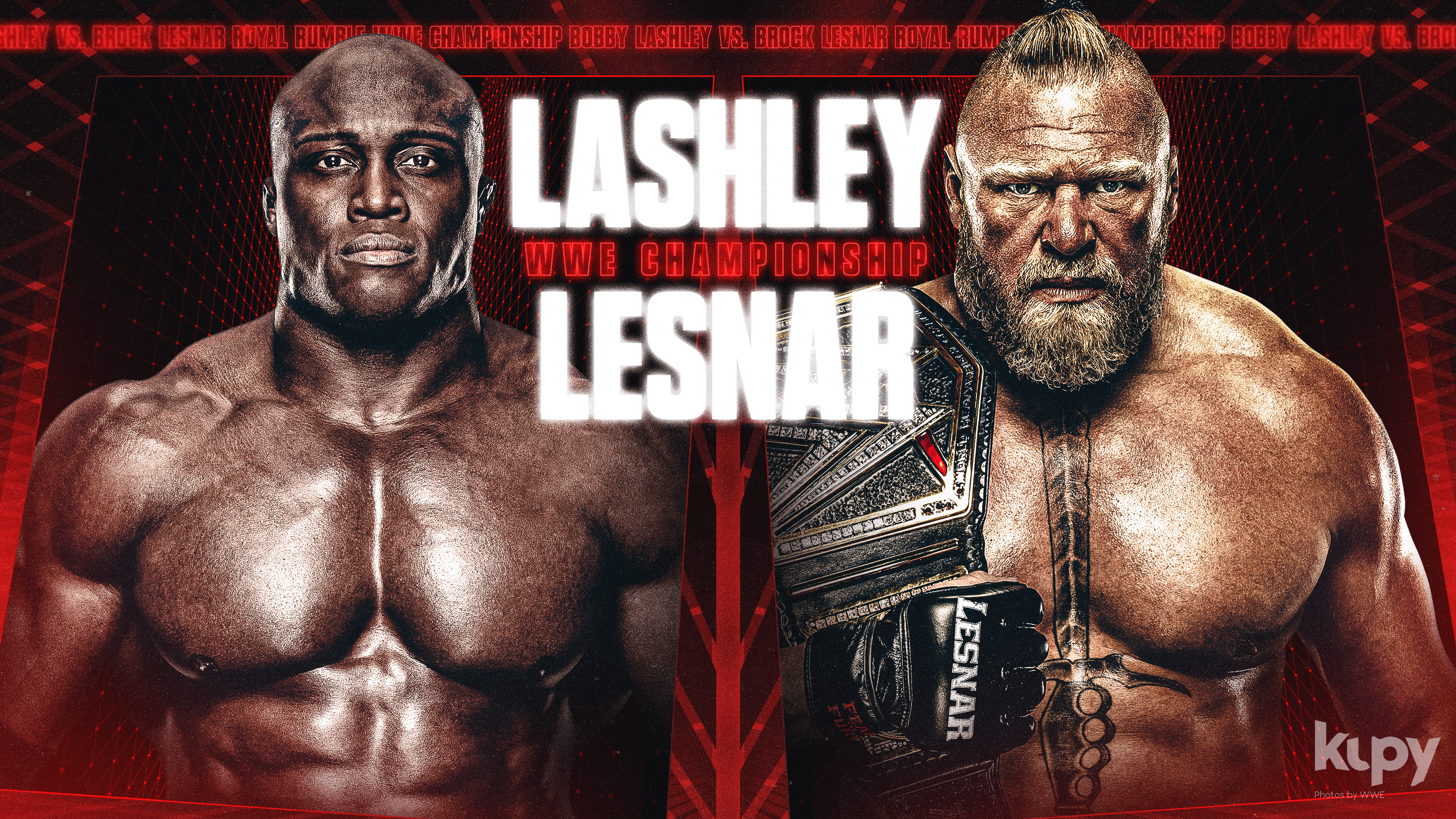 WWE ROYAL RUMBLE 2022 - BROCK LESNAR VS BOBBY LASHLEY