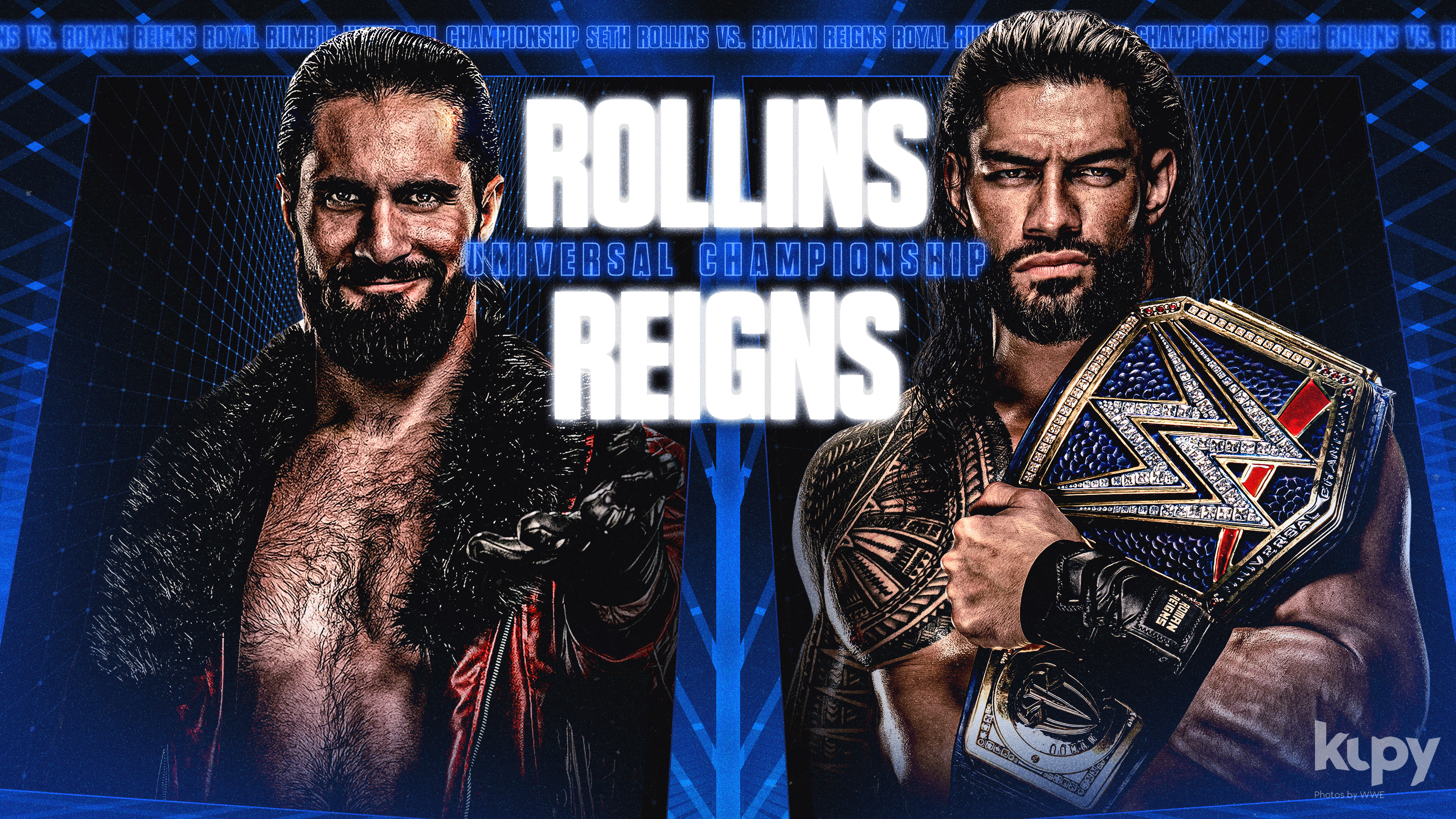 WWE Royal Rumble 2022: Seth Rollins vs. Roman Reigns Universal Championship  wallpaper! - Kupy Wrestling Wallpapers