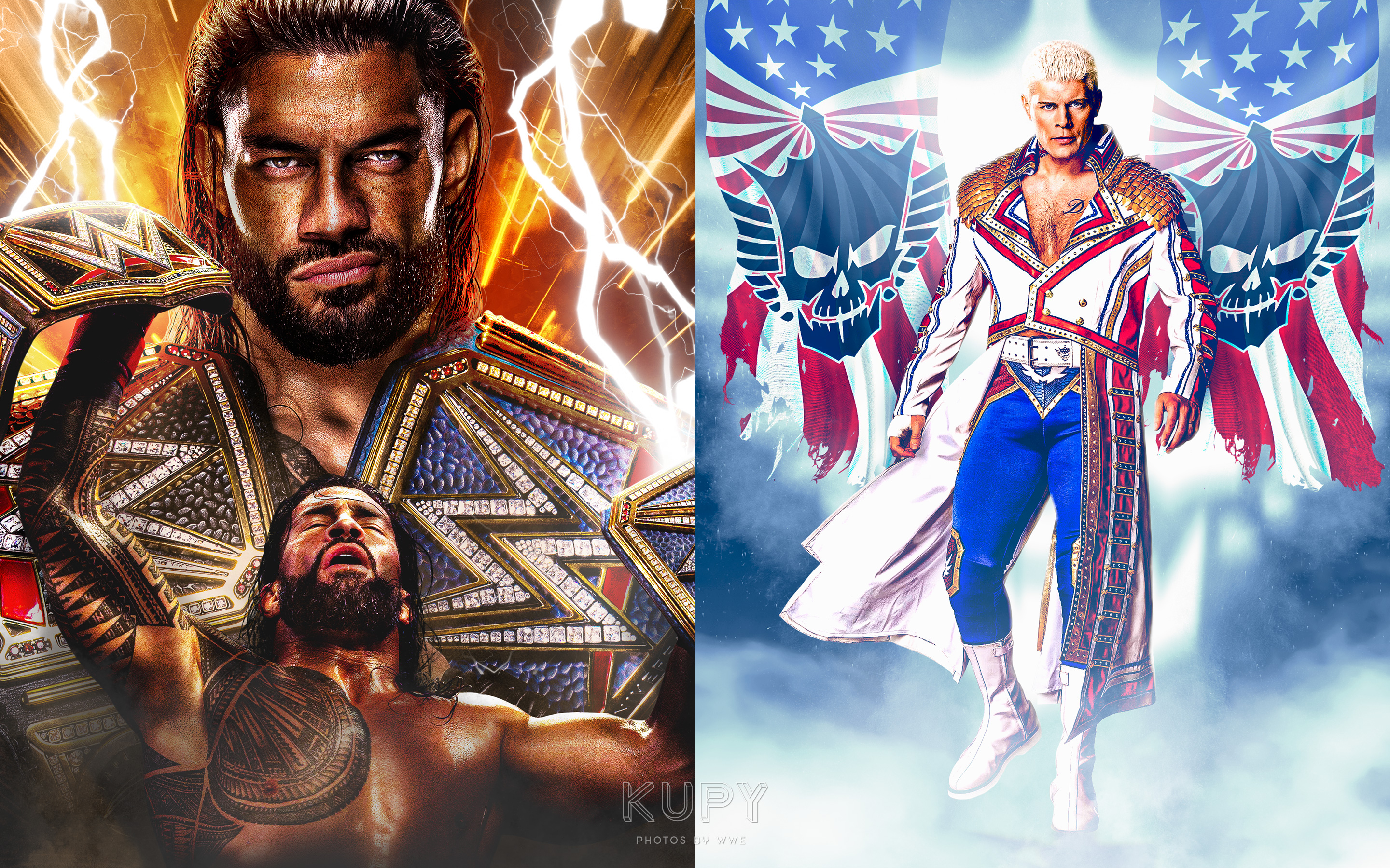 NEW 2 in 1 WWE wallpaper: Undisputed WWE Universal Champion Roman Reigns pl...