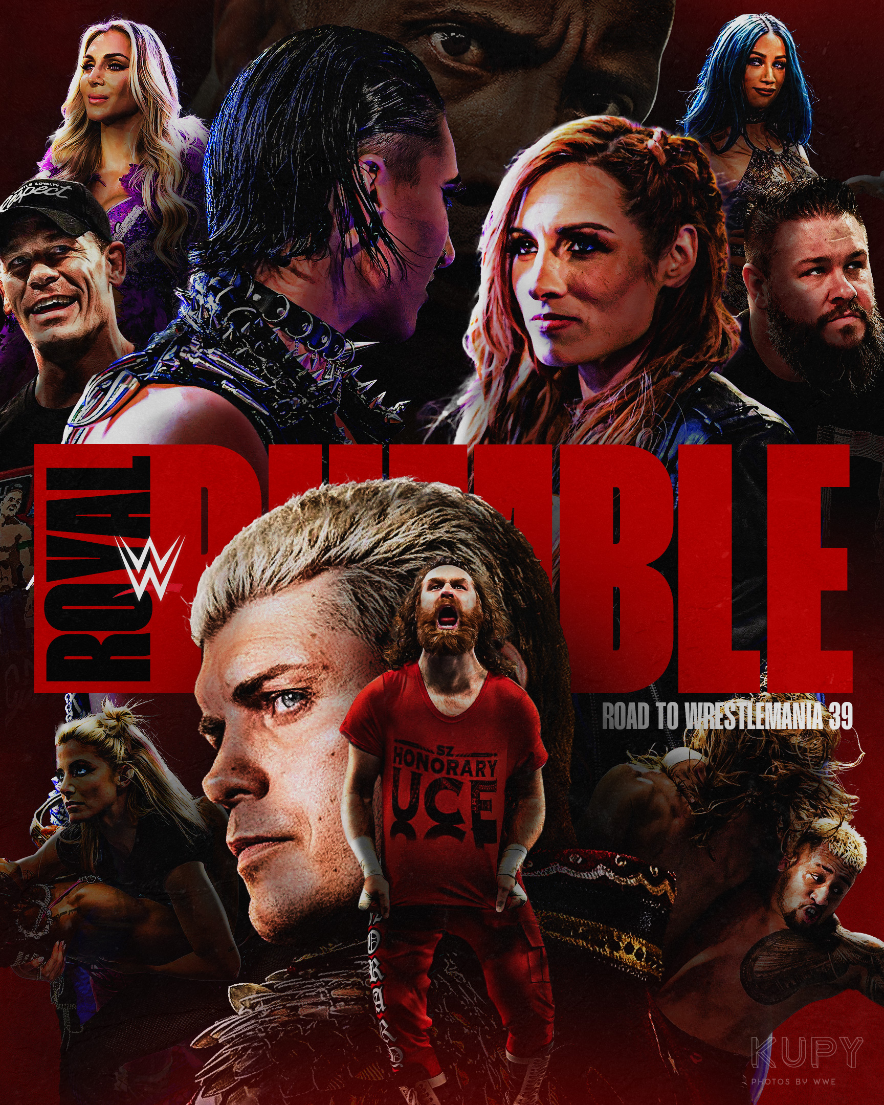 NEW Road to WrestleMania 39 - 2023 WWE Royal Rumble wallpaper! - Kupy  Wrestling Wallpapers