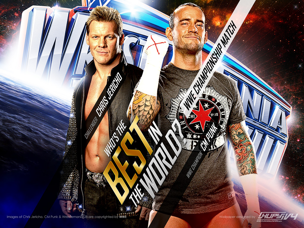 NEW Road to WrestleMania 28: Chris Jericho vs. CM Punk wallpaper! - Kupy  Wrestling Wallpapers