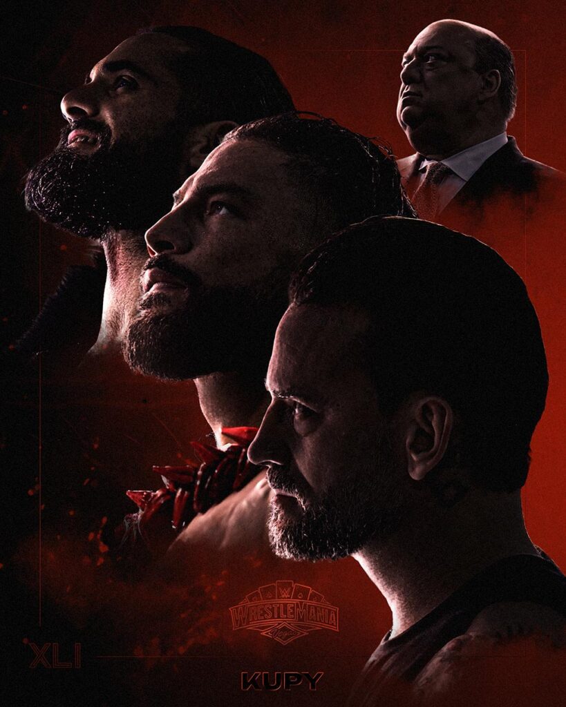 cm punk roman reigns seth rollins