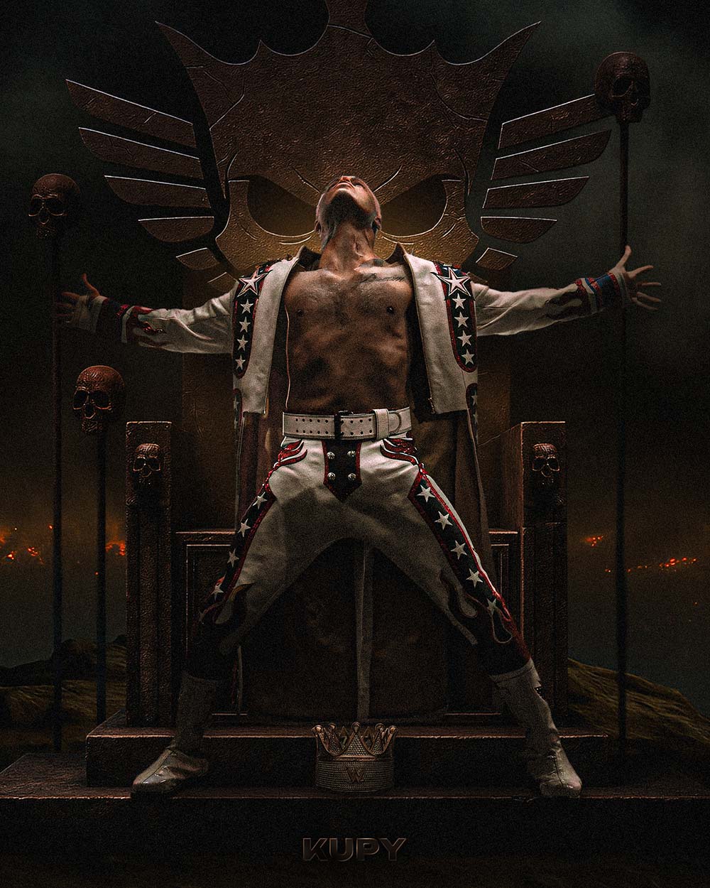 king cody rhodes wallpaper