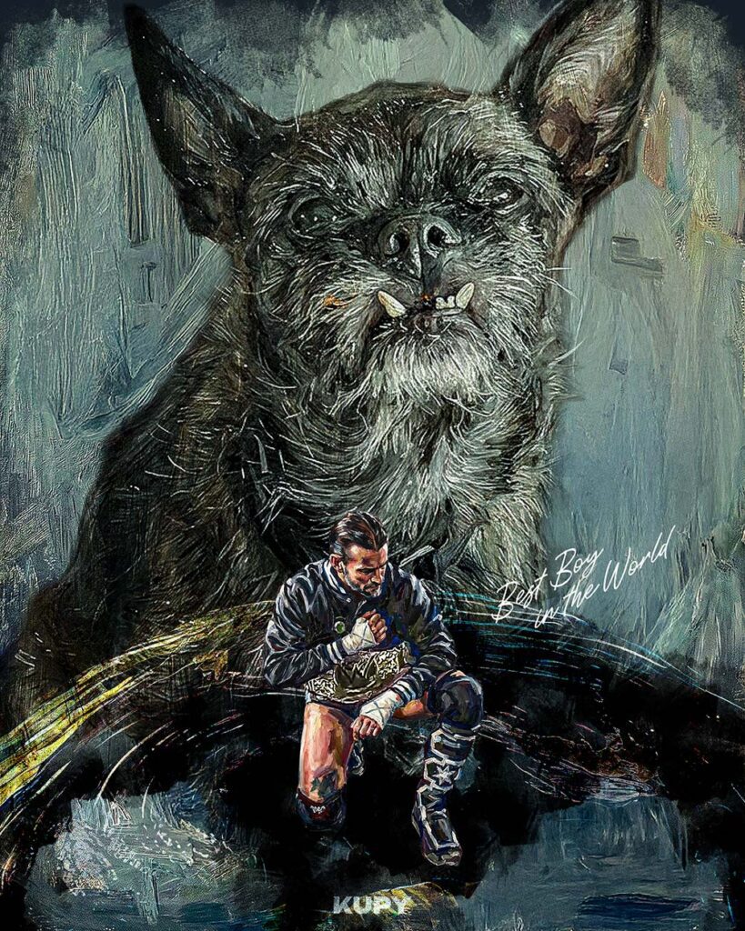 cm punk larry tribute